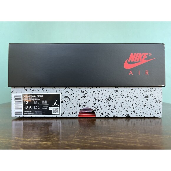 Nike Air Jordan 4 Retro "Military Blue" 2024 Men’s Size 12 FV5029-141 - Picture 11 of 11